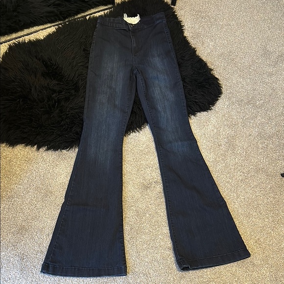 Altar’d State Women's Flared Dark Blue Jeans Size 25 - Picture 1 of 5